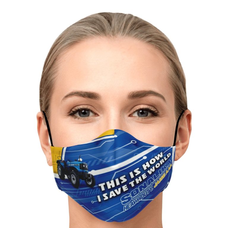This Is How I Save The World Sonalika Heavy Track Face Mask With PM2.5 Filters