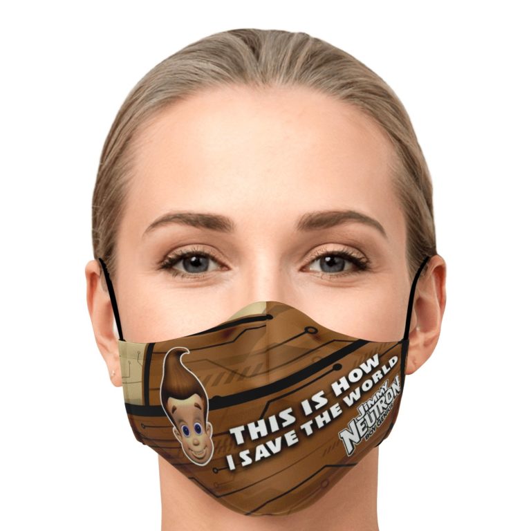 This Is How I Save The World Jimmy Neutron Face Mask With PM2.5 Filters