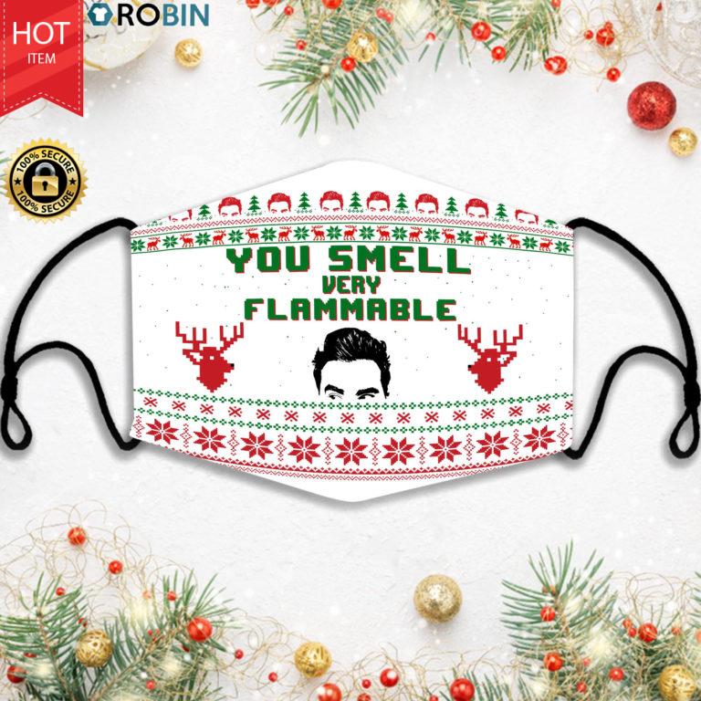 Schitts Creek Ugly Christmas You Smell Face Mask + PM2.5 Filter