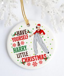 Have Yourself A Harry Little Christmas Christmas Ceramic Ornament