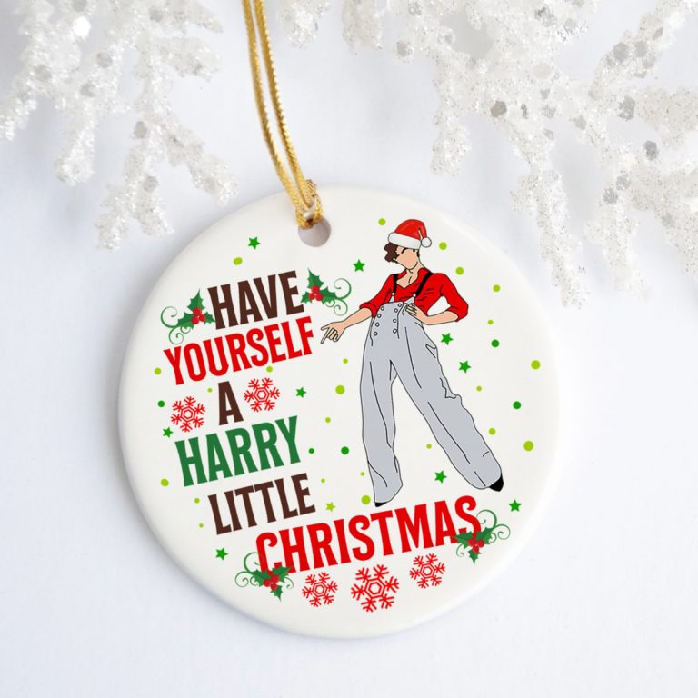 Have Yourself A Harry Little Christmas Christmas Ceramic Ornament