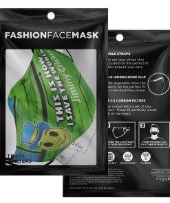 This Is How I Save The World Jiminy Cricket Disney Face Mask With PM2.5 Filters This Is How I Save The World Jiminy Cricket Disney Face Mask With PM2.5 Filters