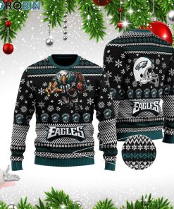 Philadelphia Eagles 3D Full Print Christmas Wool Sweater Philadelphia Eagles 3D Full Print Christmas Wool Sweater