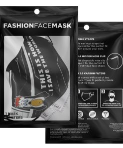 This Is How I Save The World Droopy Dog Face Mask With PM2.5 Filters