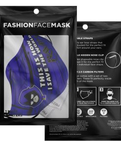This Is How I Save The World Raven Face Mask With PM2.5 Filters