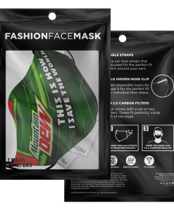 This Is How I Save The World Mountain Dew Face Mask With PM2.5 Filters
