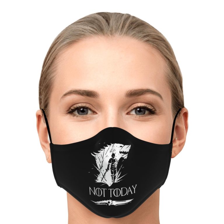 Game Of Thrones Arya Stark Not Today Face Mask With PM2.5 Filter