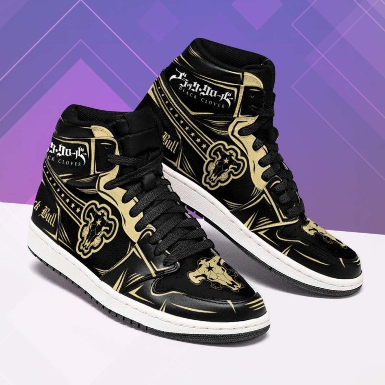 Black Clover Manga Black Bull Magic Knight Jordan 1 High Sneaker