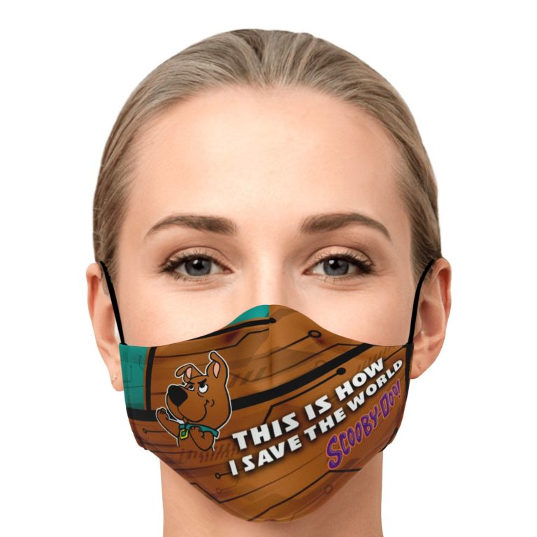 This Is How I Save The World Scrappy-Doo Face Mask With PM2.5 Filters