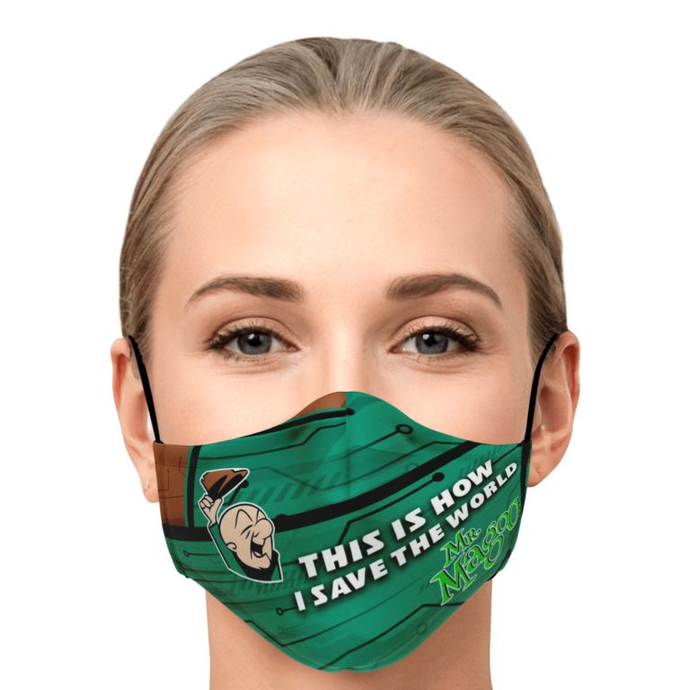 This Is How I Save The World Mr. Magoo Face Mask With PM2.5 Filters