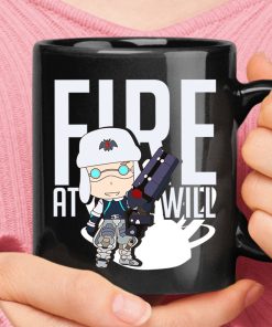 Fire At Will Chibi Arctic Zarya Overwatch Mug
