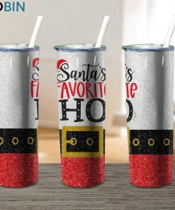 Santas Favorite Ho Christmas 17oz Tumbler