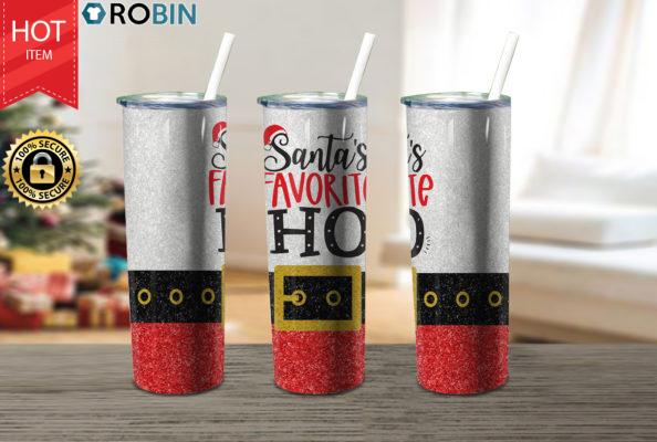 Santas Favorite Ho Christmas 17oz Tumbler