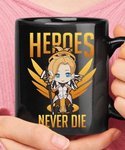 Heroes Never Die Overwatch Chibi Mercy Mug