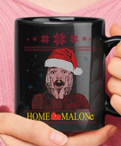 Home Malone Home Alone Post Malone Christmas Mug