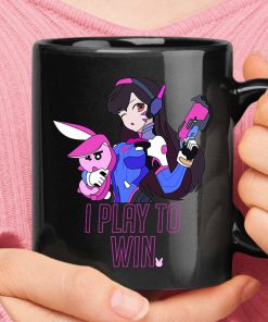 I Play To Win D.Va Overwatch Mug
