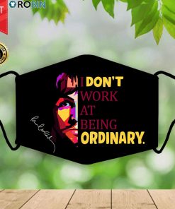 Paul Mccartney I Dont Work At Being Face Mask + PM2.5 Filter