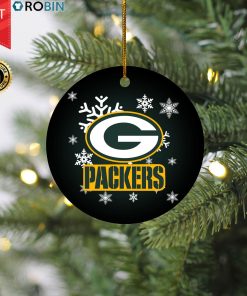 Green Bay Packers Christmas Merry Christmas Circle Ornament Green Bay Packers Christmas Merry Christmas Circle Ornament