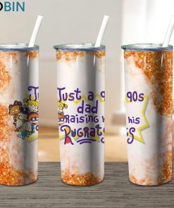 Just A 90S Dad Raising His Rugrat 17oz Tumbler
