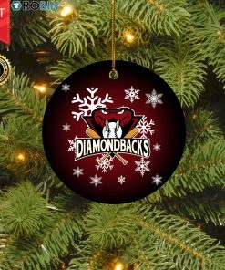 Arizona Diamondbacks Merry Christmas Circle Ornament