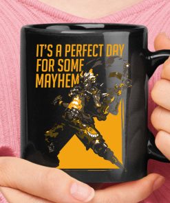 It's A Perfect Day For Some Mayhem Junkrat Overwatch Mug