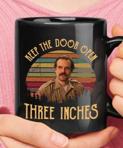 Jim Hopper Keep The Door Open Three Inches Stranger Things Mug