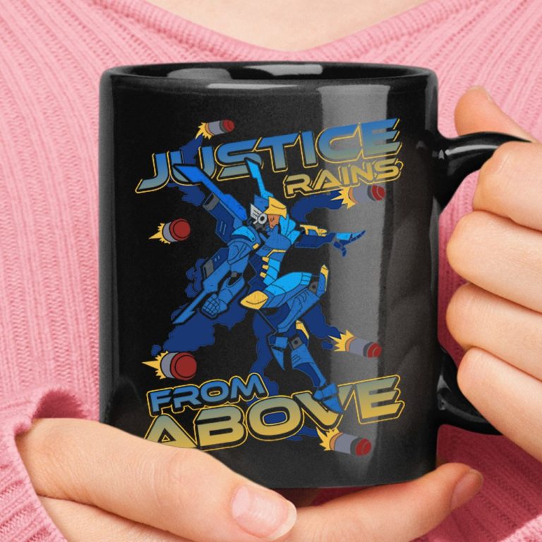 Justice Rains From Above Pharah Overwatch Mug