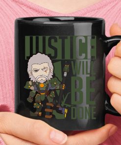 Justice Will Be Done Chibi Reinhardt Overwatch Mug
