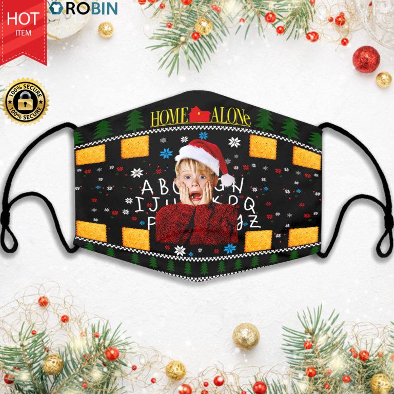 Home Alone Kevin Ugly Christmas Face Mask + PM2.5 Filter