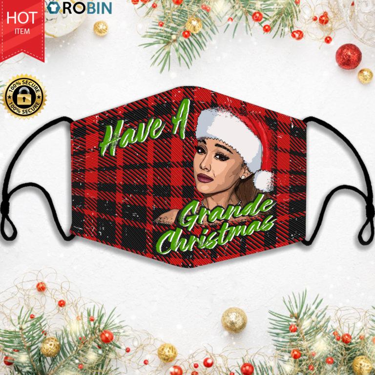 Have A Grande Christmas Plaid Face Mask + PM2.5 Filter