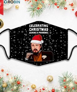 Leonardo Dicaprio Celebrating Christmas Ugly Face Mask + PM2.5 Filter