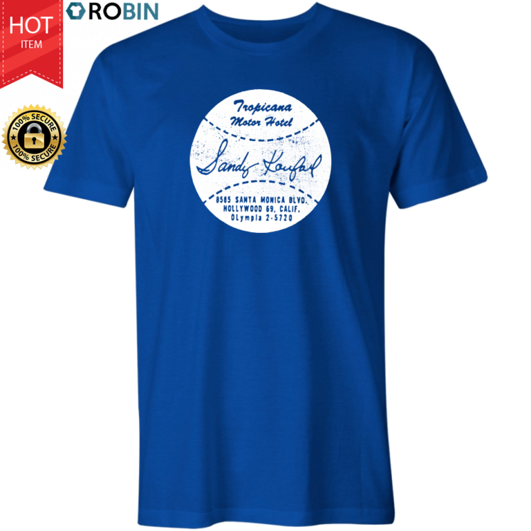 Sandy Koufax Motor Hotel – West Hollywood – Vintage Hotel T Shirt and Hoodie