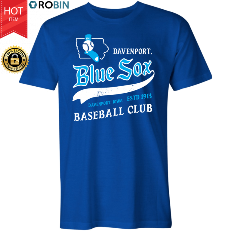 Davenport Blue Sox – Vintage Minor League Baseball T Shirt and Hoodie