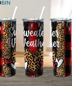 Sweater Weather Merry Christmas 17oz Tumbler