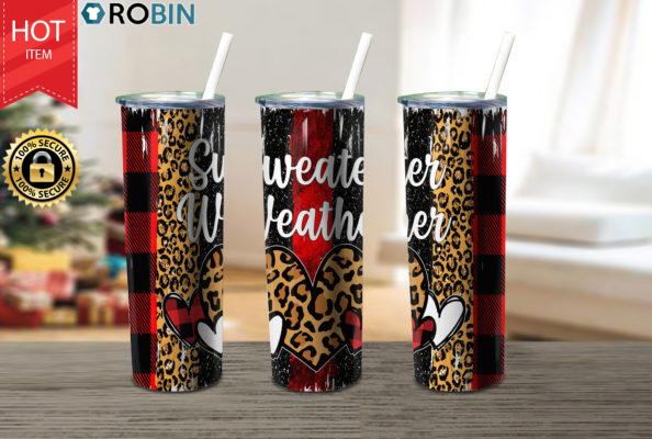 Sweater Weather Merry Christmas 17oz Tumbler