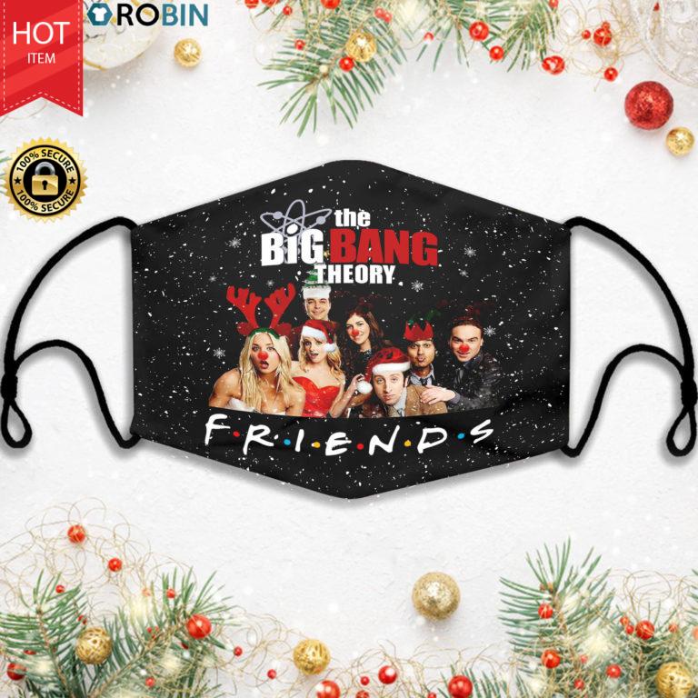 The Big Bang Theory Friends Christmas Face Mask + PM2.5 Filter