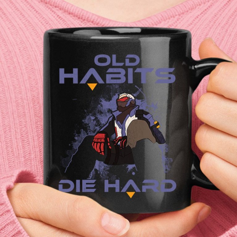 Old Habit Die Hard Soldier 76 Overwatch Mug