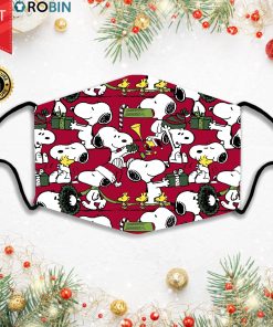Snoopy And Friends Christmas Face Mask + PM2.5 Filter
