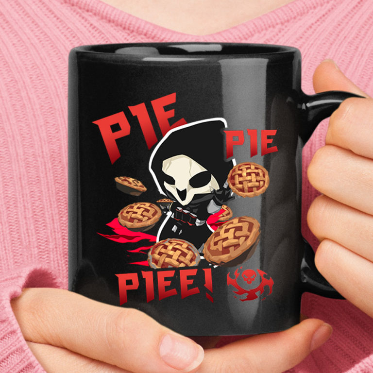 Pie Pie Pie Funny Reaper Overwatch Mug