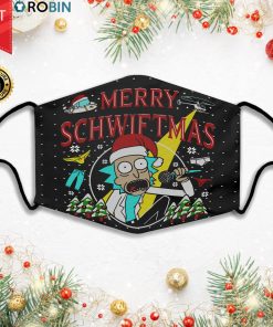 Rick And Morty Merry Schwiftmas Face Mask + PM2.5 Filter