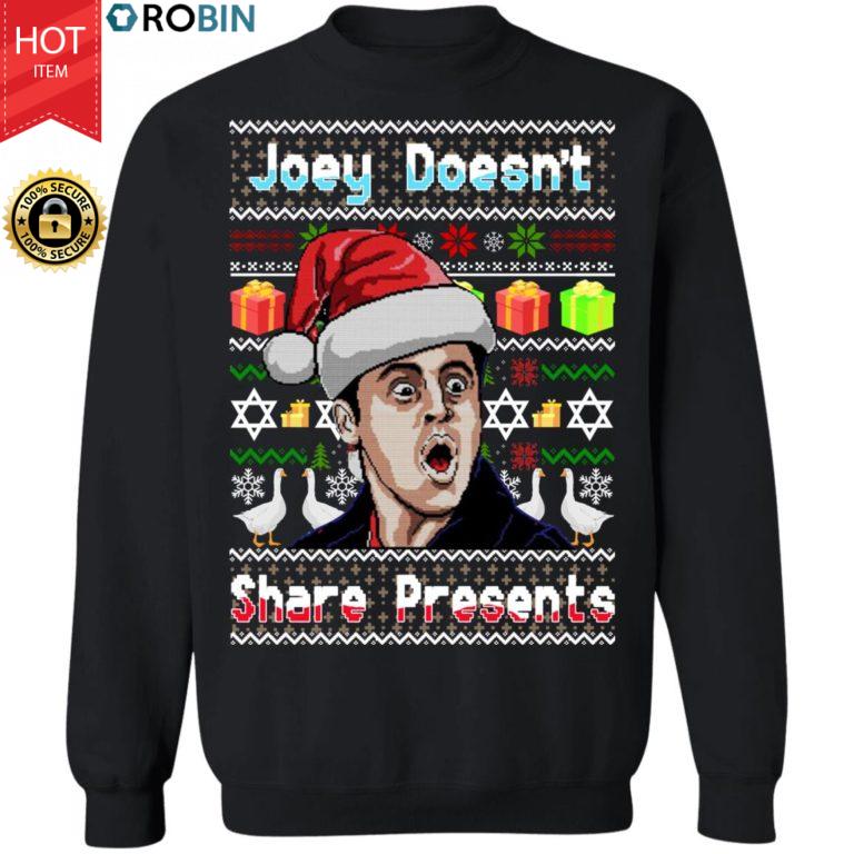 Joey Doesn’t Share Presents Christmas Sweater