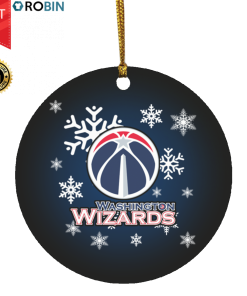Washington Wizards Merry Christmas Circle Ornament Washington Wizards Merry Christmas Circle Ornament