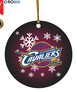 Cleveland Cavaliers Merry Christmas Circle Ornament Cleveland Cavaliers Merry Christmas Circle Ornament
