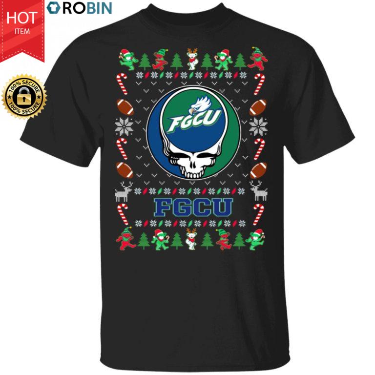 Florida Gulf Coast Eagles Gratefull Dead Ugly Christmas Sweater, T Shirt