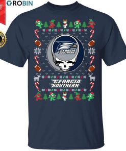 Georgia Southern Eagles Gratefull Dead Ugly Christmas Sweater, T Shirt