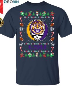 LSU Tigers Gratefull Dead Ugly Christmas Sweater, T Shirt LSU Tigers Gratefull Dead Ugly Christmas Sweater, T Shirt