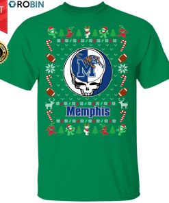 Memphis Tigers Gratefull Dead Ugly Christmas Sweater, T Shirt Memphis Tigers Gratefull Dead Ugly Christmas Sweater, T Shirt