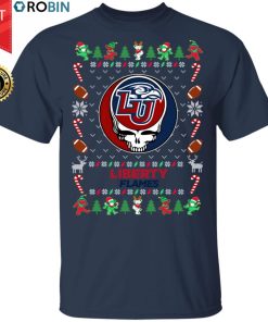 Liberty Flames Gratefull Dead Ugly Christmas Sweater, T Shirt
