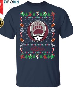 Montana Grizzlies Gratefull Dead Ugly Christmas Sweater, T Shirt