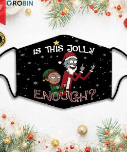 Is This Jolly Enough Rick And Morty Christmas Face Mask + PM2.5 Filter